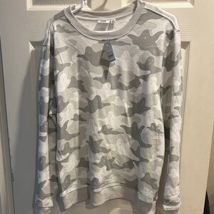 Mighty Fine Ghost Camo Crewneck Sweater